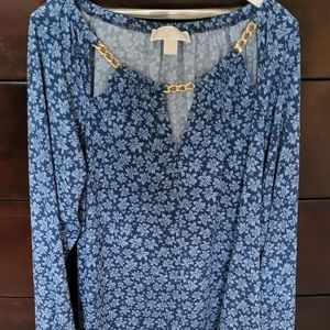 Michael Kors blue top Large.